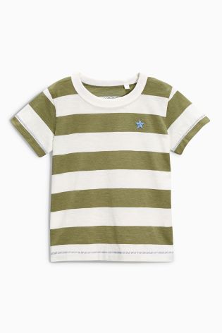 Multi Stripe Short Sleeve T-Shirts Four Pack (3mths-6yrs)